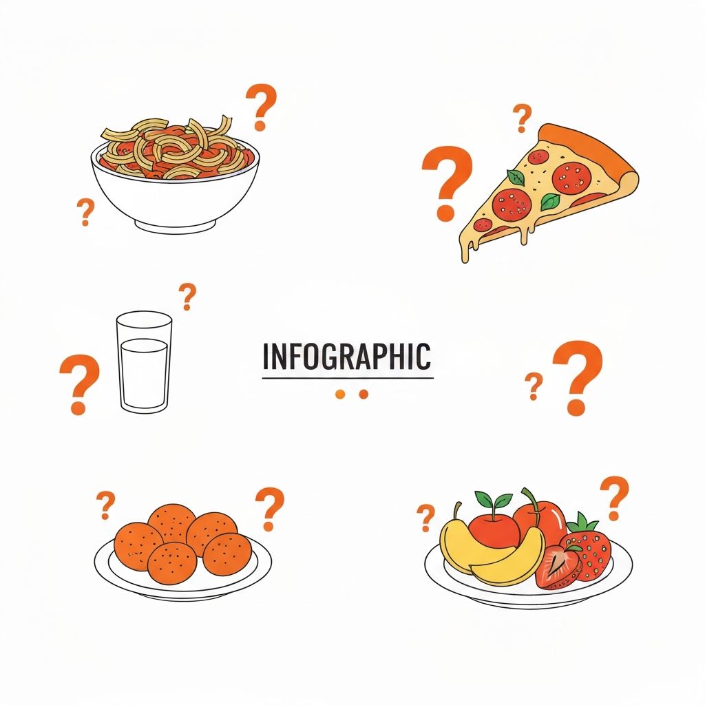 Educational illustration about food concepts